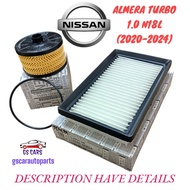 Ready stock Nissan engine air filter 16546-5EK0A oil filter 15209-00q0f almera turbo N18T 1.0L 2020-