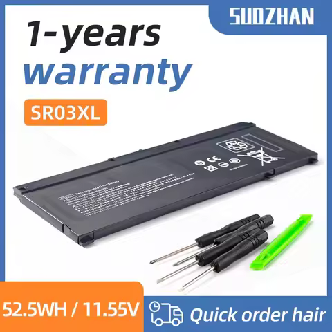 SUOZHAN SR03XL L08934-2B1 L08855-855 Laptop Battery For HP OMEN 15-CE,17-CB0052TX Pavilion Gaming 15