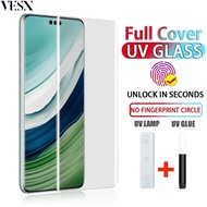 UV Liquid Glue Full Tempered Glass Screen Protector For Huawei Mate 60 50 40 30 20 Pura 70 P60 P50 P40 P30 Nova 11 Ultra 10 9 8 7 Pro+ Pro Plus 4G 5G 2024