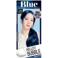 [DJS LIFESTYLE] 🇰🇷韓國 mise en scène X BLACKPINK HELLO!! BUBBLE 泡沫染髮劑 (4B WHALE DEEP BLUE) 現貨發售！歡迎親臨我哋網店、銅鑼灣或觀塘門市選購！