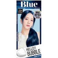[DJS LIFESTYLE] 🇰🇷韓國 mise en scène X BLACKPINK HELLO!! BUBBLE 泡沫染髮劑 (4B WHALE DEEP BLUE) 現貨發售！歡迎親臨我哋