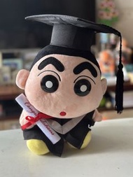 蠟筆小新畢業公仔連證書