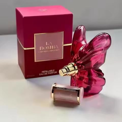 LA Bom. b.A 2.7oz female perfume, fresh flower and fruit fragrance, dragon fruit integration, unique