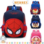 WENNEY Children's Schoolbag, Large Capacity Load Reducing Spiderman Backpack,  Adjustable Kawaii Wear-resistant Kindergarten Shoulder Bag School Opens