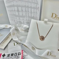 DIOR 18K鑽石八芒星羅盤項鏈