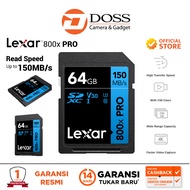 Lexar 64GB Professional 800x PRO SDXC UHS-I Memory Card 64 GB 800X