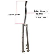 ส้อมเหล็กซึนามิ CR-MO กรวดจักรยานเสือหมอบไซโคลครอส700C 28 Zoll ดิสก์เบรก29er 1 1/8 "28.6มม. หรือ25.4