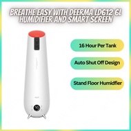 Deerma LD612 Stand Floor Air Humidifier 6L Large Capacity with Smart Screen Digital and Remote Control