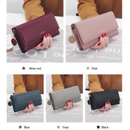 Big sale✽∋Wallet Women, dompet wanita, boleh letak hp, duit syiling, duit kertas, kad dan banyak lagi, tahan lama wallet