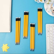 Student Writing HB Pencil Color Box Carbon Pencil Thick Round Rod Yellow HB Eraser Pencil