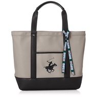 Beverly Hills Polo Club Beige and White PU Tote Bag