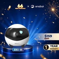 Enabot EBO SE Smart Home Moving CCTV Camera Robot | Whole-Home Mobility | Self-Charging | Two-way Au