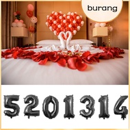 3/5 32-inch Number Balloon Decorative Aluminum Foil Balloon Birthday Wedding