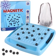 Magnetic Chess Game Magnetic Effect Chess Set Educational Magnetic Chess Game Portable Magnetic Chess Board Game for Family Gathering  SHOPTKC8358