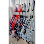 Custom decal fixie fork Frame