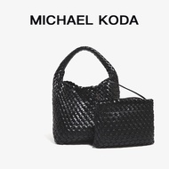 MICHAEL Koda กระเป๋าถักหนังแท้แฮนด์เมดออกแบบสำหรับคนกระเป๋าโท้ทสะพายข้างสะพายไหล่ข้างเดียวสำหรับแม่ล