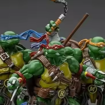 【Original】JOYTOY TMNT Michelangelo Donatello Leonardo Raphael