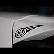 West West car sticker VW Volkswagen cool golf R20GTI VWLOGOFATLACEHELLAFLUSH reflective paste