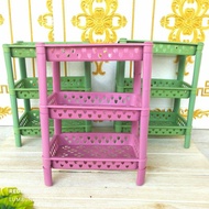 3-Tier Multipurpose Shelf Made of Thick Plastic 3-Tier Multipurpose Plastic Shelf/ 3-Tier Spice Rack