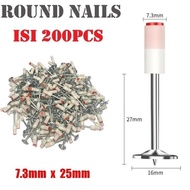 CONCRETE NAILS 7.3mm x 25mm stampset nails