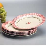 6 PC UNDERGLAZE (A GRADE) 10" DINNER PLATE 76325