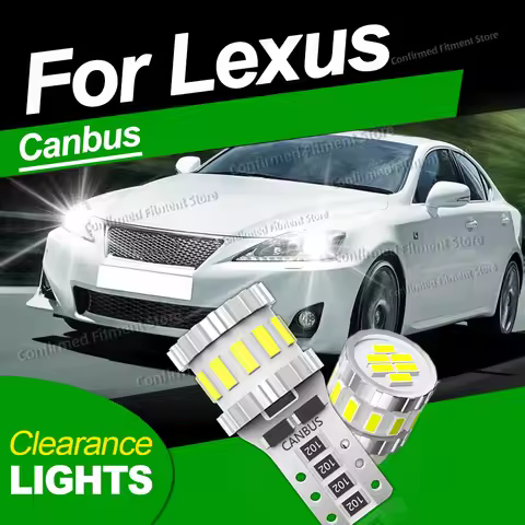 Car LED Bulbs Canbus No Error T10 LED Clearance Light For Lexus IS250 IS350 IS F LX470 LX570 LS430 L