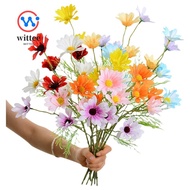 WITTEE Artificial Flower, DIY 5 Heads 5 Heads Chamomiles, Home Silk Cosmos Party Decorations