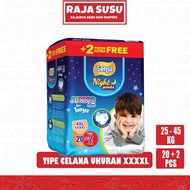 SENSI NIGHT PANTS XXXXL20+2 BOY - KING OF MILK Pampers Pants Murah Drypers Huggies Mamypoko Pants