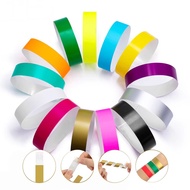 Disposable Waterproof Tamper Proof Event Wristband Fluorescent Security ID Band