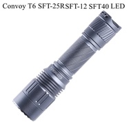 Original Convoy T6 Gray Flashlight SFT-25R/SFT40 LED Thower Light AA 14500 Torch Camping Hiking Lamp