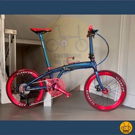 Crius Velocity 22” • Superman Spiderman • 10 Speeds Shimano • Litepro Aero Wheelset • Folding Bicycl