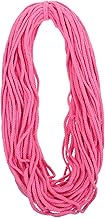 STOBOK 1 Roll 5mm Eight-strand Cotton Rope 5mm Macrame Cord Polyester Cotton Pink Bag Rope