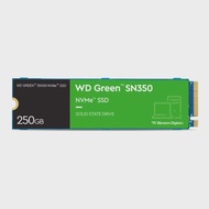 เวสเทิร์น ดิจิตอล การ์ดเอสเอสดี 250GB M.2 PCLE/NVME R2400MB/S W1500MB/S GREEN - 3 YEAR (SN350)