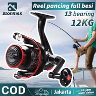 [kapal dalam 24 jam] Reel Pancing Tarikan LK1000-7000 LK2000 LK5000 LK7000 Gagang CNC Spul Logam Rol