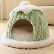 HOT Winter Cozy Pet House Dogs Soft Nest Kennel Sleeping Cave Cat Dog Puppy Warm Thickening Tents Be