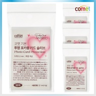 Comet Clear Photocard Sleeves 56 x 87mm 200pcs Transparent Kpop Card Protector