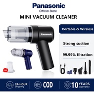 PANASONIC【Same day ship】Mini Vacuum Cleaner Cordless Vacum Handheld Vakum Home Use Vacum Rumah（10-ye