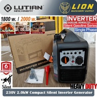 LUTIAN 2000Watt/2.0kW Compact Silent Inverter Generator LT1800is - Heavy Duty - 6 Months local Warra