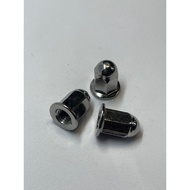 Flange cap nut m7 FCN chrome white exhaust nut m7 chrome cap nut