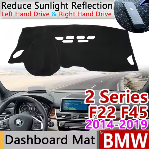 for BMW 2 Series F22 F45 Coupe Gran Active Tourer Anti-Slip Anti-UV Mat Dashboard Cover Pad Dashmat