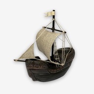SOLO歐洲家居-手工陶瓷 歐式帆船擺飾 15cm
