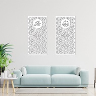 3D Wall Art Kubah Mihrab Kerawang Islamic Pattern Cut Out  Dekorasi Dinding Dekorasi rumah