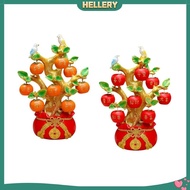 [HellerySG] Fruit Tree Figurine Sturdy Tabletop Decoration for Room Bedroom