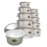 Mk.wares 42/44/46/48/50/55&60cm HIGH QUALITY PURE ALUMINIUM (CAP BUAYA)PERIUK TEBAL Aluminium/PERIUK