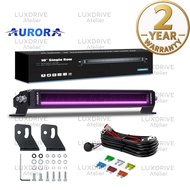 Aurora Screwless RGB LED Light Bar 20Inch – Backlit Spotlight & Floodlight for Off-Road 4x4, ATV, UT
