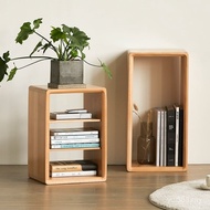 W8 Decorative Grid Unit Grid Simple Customizable Bookcase Beech Living Room Solid Wood Grid Bookcase