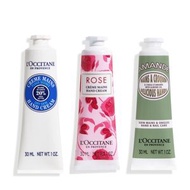 L'OCCITANE EN PROVENCE - 歐舒丹 護手霜三件套（乳木果30ml/玫瑰30ml/杏仁30ml）平行進口商品