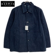 KIF Indigo DENIM WORK JACKET - 12.5oz Rainbow Denim +Needles Punch- L [Pre-owned]