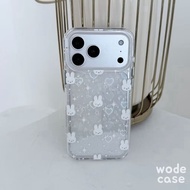 MERAH Wodecase 17pro Mobile Phone Case 13pro MIFY Rabbit Girl Red/