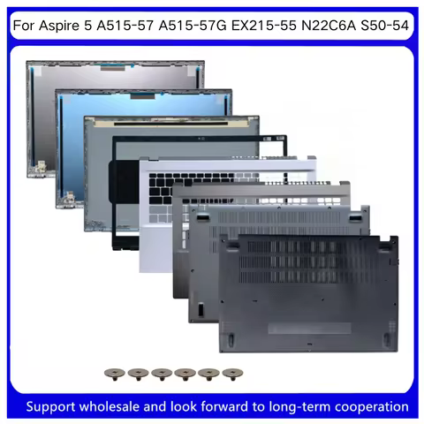 New For Kailxuling Aspire 5 A515-57 A515-57G EX215-55 N22C6A S50-54 LCD Back Cover /LCD Front Bezel 